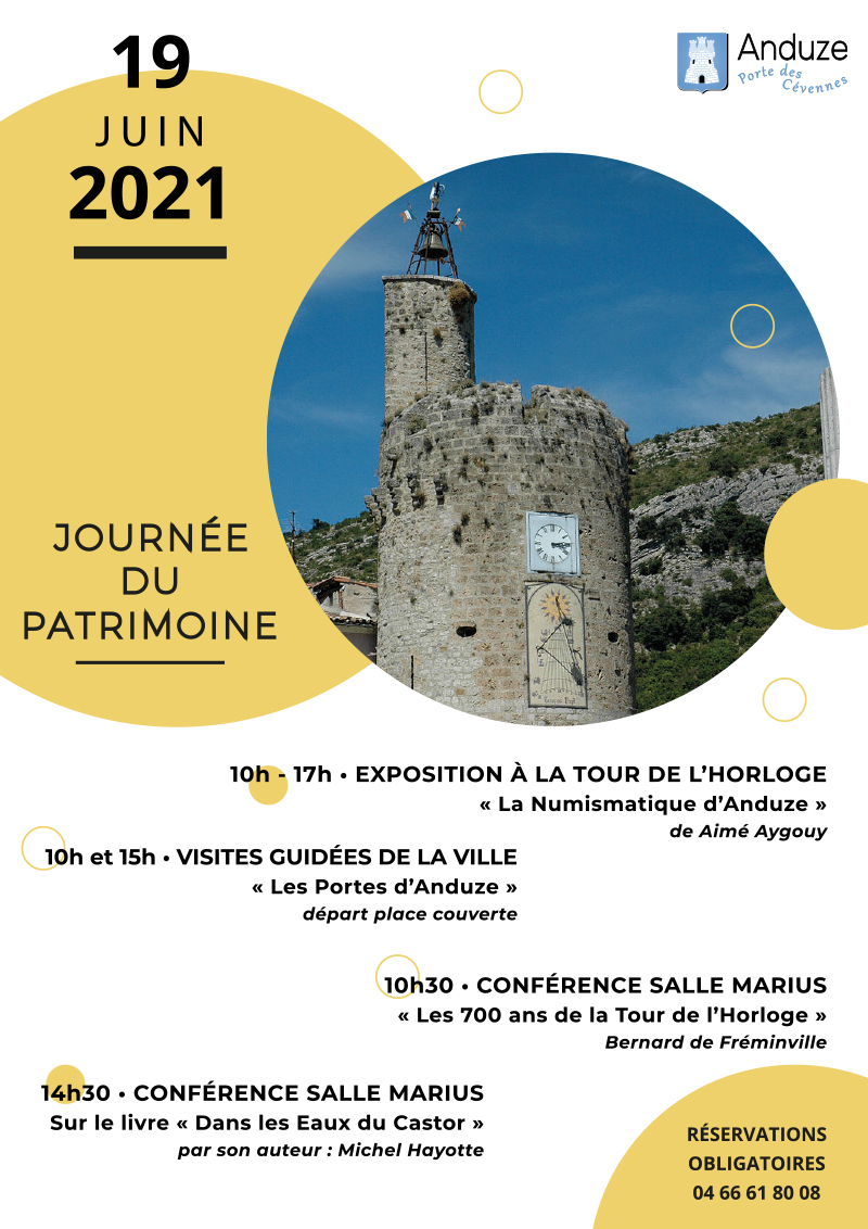 affiche journée du patrimoine 2021