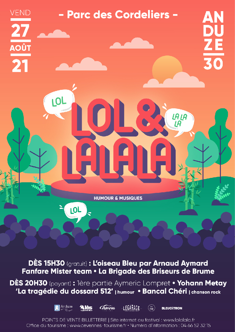 affiche festival "Lol et Lalala" 2021